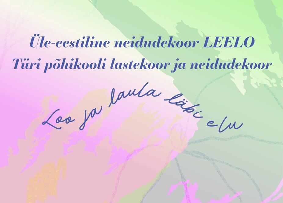 Kontsert "Loo ja laula läbi elu" Türi kultuurikeskuses - Türi Kultuurikeskus Kontsert "Loo ja laula läbi elu" Türi kultuurikeskuses - Türi Kultuurikeskus