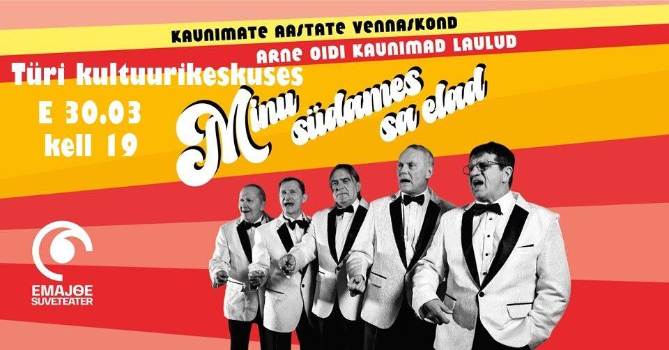 Kaunimate Aastate Vennaskonna kevadkontsert "Minu südames Sa elad" Türi kultuurikeskuses - Türi Kultuurikeskus