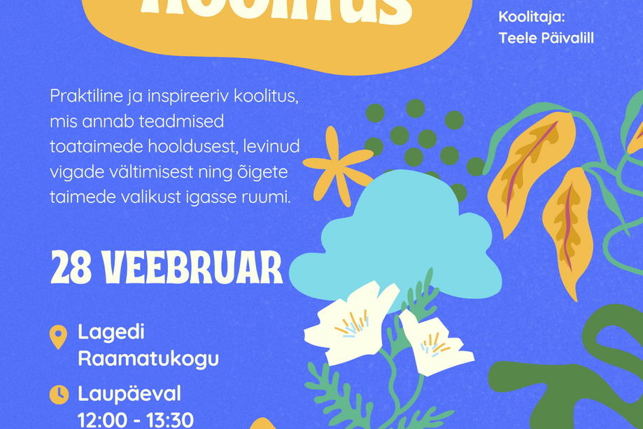 Ilusad toataimed - Lagedi Raamatukogu