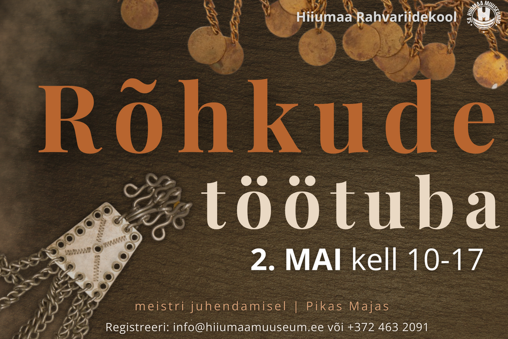 Rõhkude valmistamise töötuba (kohad broneeritud) - Hiiumaa Muuseumi Pikk Maja (Vabrikuväljak 8, Kärdla)