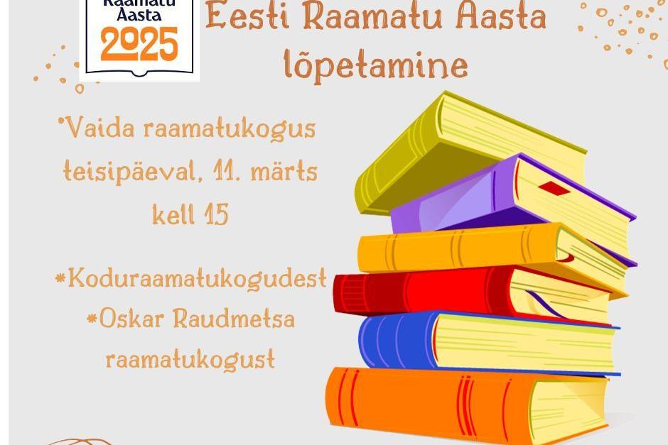 Eesti Raamatu Aasta lõpetamine - Vaida Raamatukogu