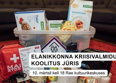 Elanikonna kriisivalmiduse koolitus  - Rae Kultuurikeskus
