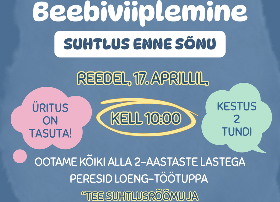 Loeng-töötuba 0-2 aastaste lastega peredele: "Tee suhtlusrõõmu ja teineteisemõistmiseni" - Peetri raamatukogu Loeng-töötuba 0-2 aastaste lastega peredele: "Tee suhtlusrõõmu ja teineteisemõistmiseni" - Peetri raamatukogu