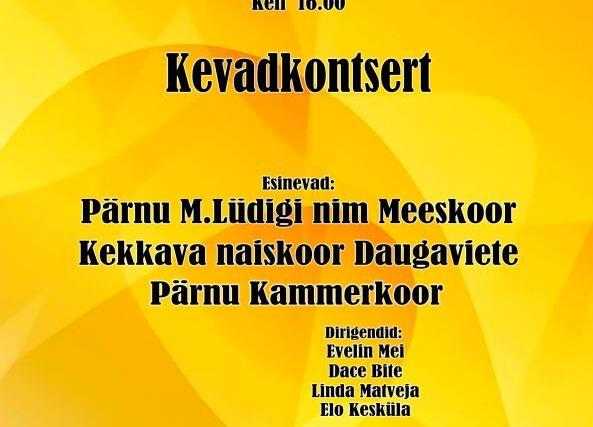 Kevadkontsert - Nooruse Maja Kevadkontsert - Nooruse Maja