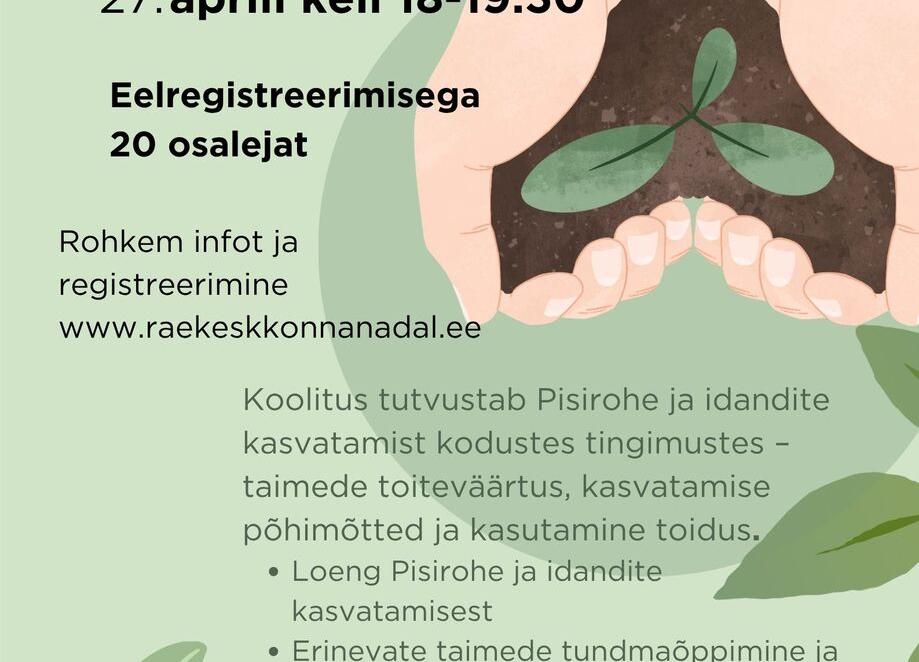 Pisirohe õpituba - Vaida Raamatukogu