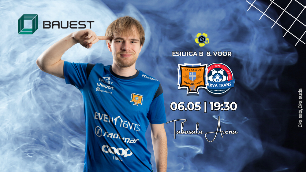 BauEst esitleb: JK Tabasalu vs JK Narva Trans U21 - Tabasalu Arena