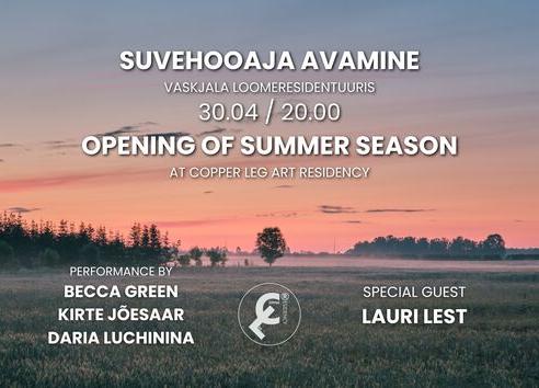 Suvehooaja avamine / Opening of Summer Season - Rae koolimaja