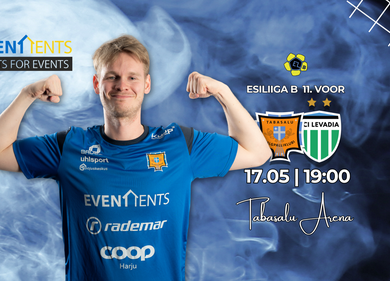 Eventtents esitleb: JK Tabasalu vs FCI Levadia U19 - Tabasalu Arena