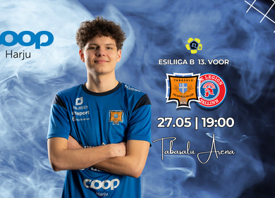 Coop Harju esitleb: JK Tabasalu vs Tallinna JK Legion - Tabasalu Arena Coop Harju esitleb: JK Tabasalu vs Tallinna JK Legion - Tabasalu Arena